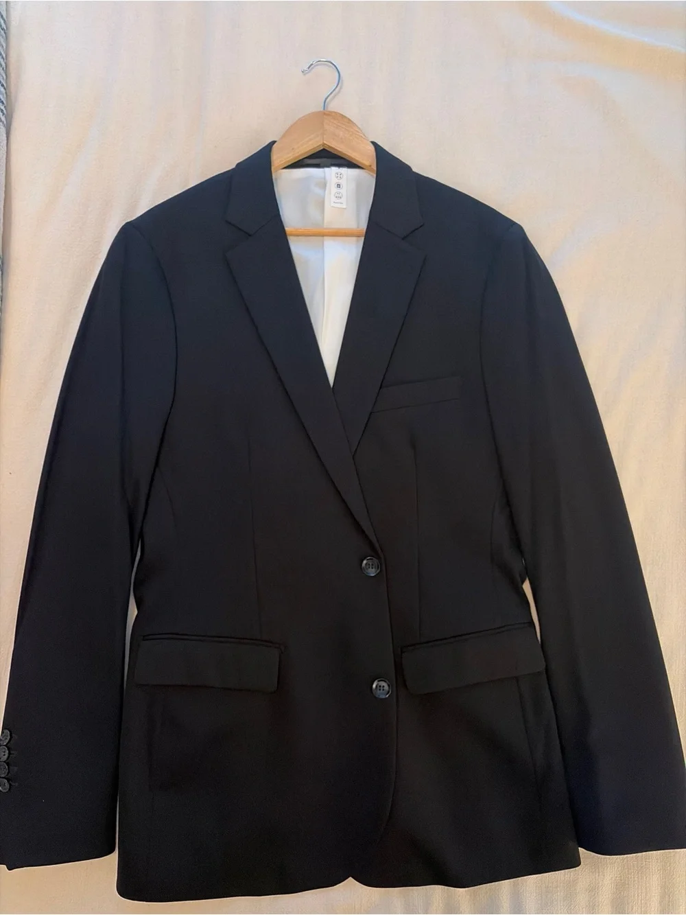 State & Liberty Athletic Fit Stretch Suit (Jacket 42, Pants 38) – Black